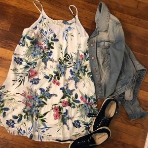 Floral Swing Dress with Pockets